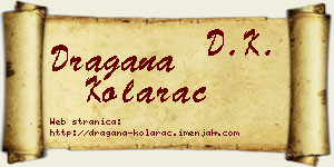 Dragana Kolarac vizit kartica